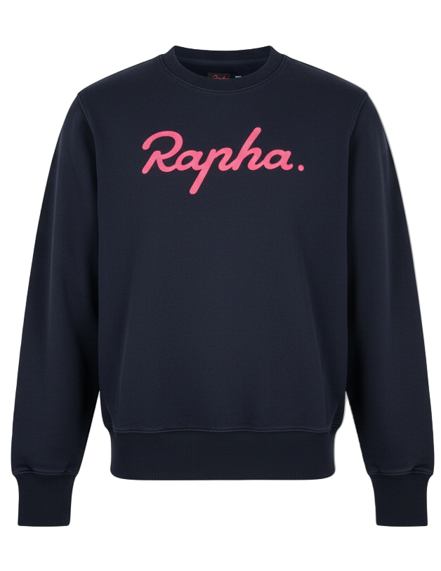 Used Rapha Stitched Logo Sweatshirt - XS - Navy - Very Good Condition
