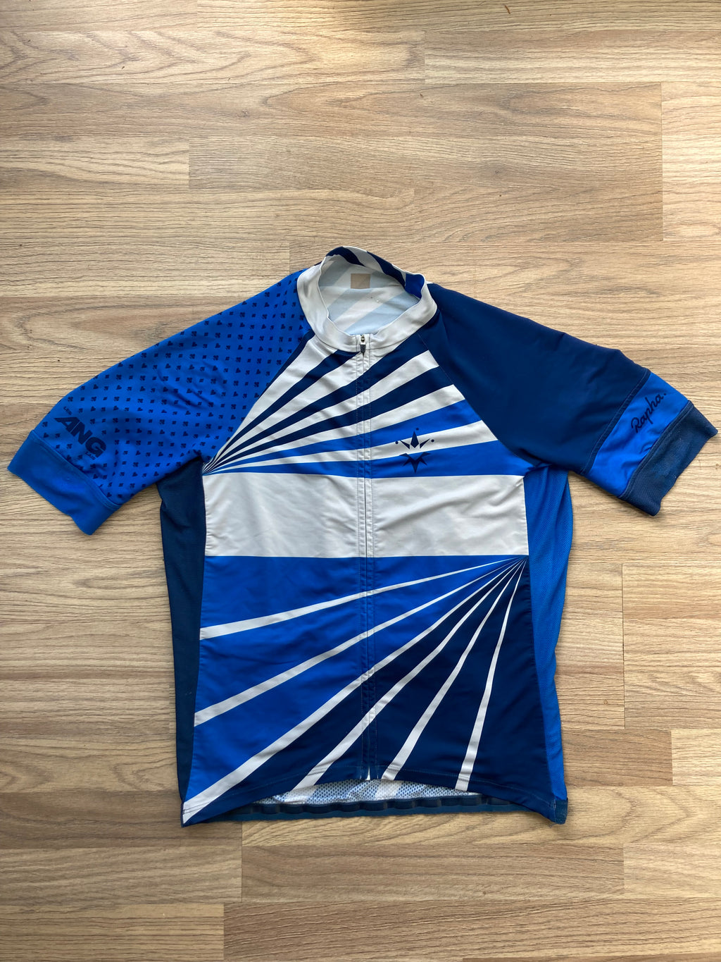 Pre-owned Rapha Trade Team “Les Anglais” Men’s Jersey - XL - Blue  in Good condition