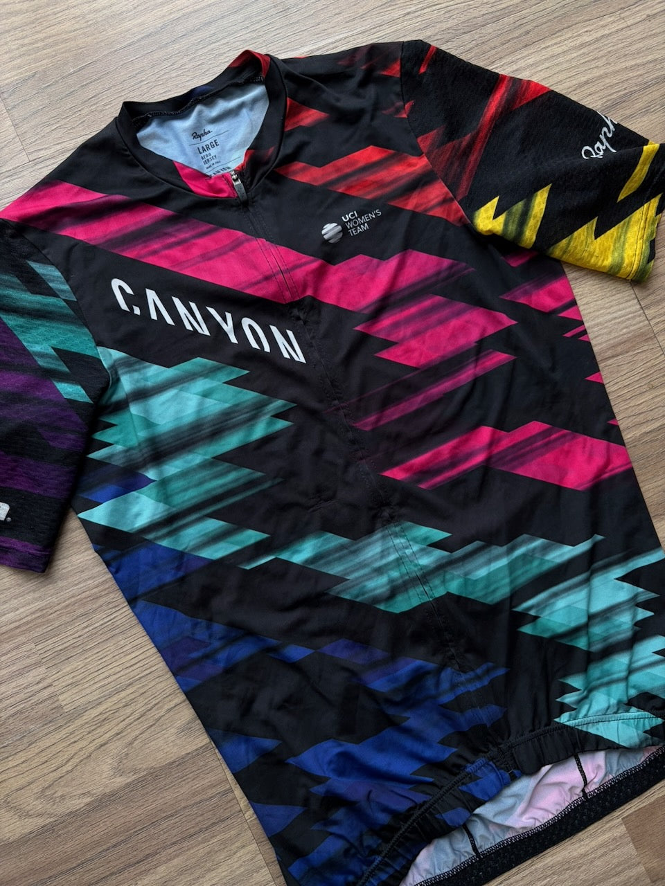 Pre-owned Rapha x Canyon SRAM UCI Team Women’s Aero Jersey - L  in Very Good condition