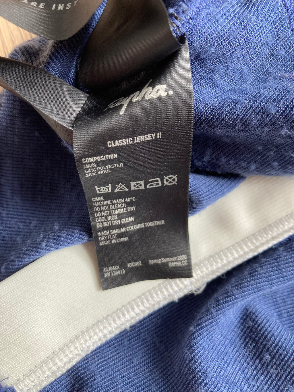 Pre-owned Rapha Classic II Men's Jersey - S - Navy Blue  in Very Good condition