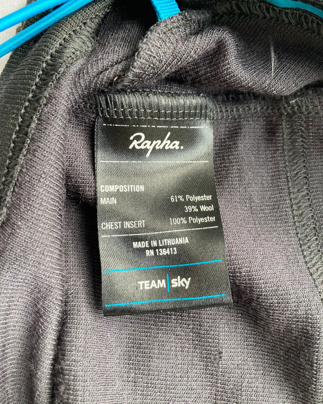Pre-owned Rapha Club “Team Sky” Men’s Jersey - M - Black  in Excellent condition