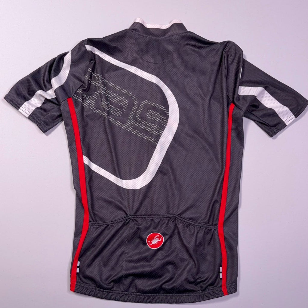 Castelli Men's Large Scorpion Logo Jersey - M - Black / Red - Very Good Used Condition - Pedalling Wears