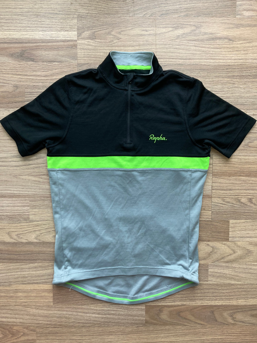 Pre-owned Rapha Club “The Slowest Tour” Men’s Jersey - L - Black/Grey  in Excellent condition