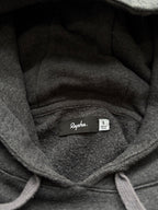 Pre-owned Rapha Stitched Logo Hoodie - S - Dark Grey  in Very Good condition