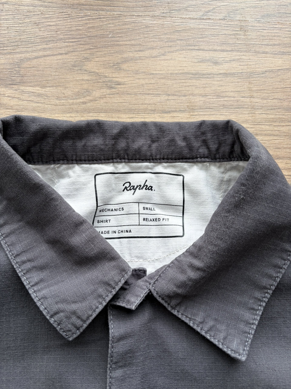 Pre-owned Rapha Mechanics Cycling Shirt - M - Grey/Green  in Excellent condition