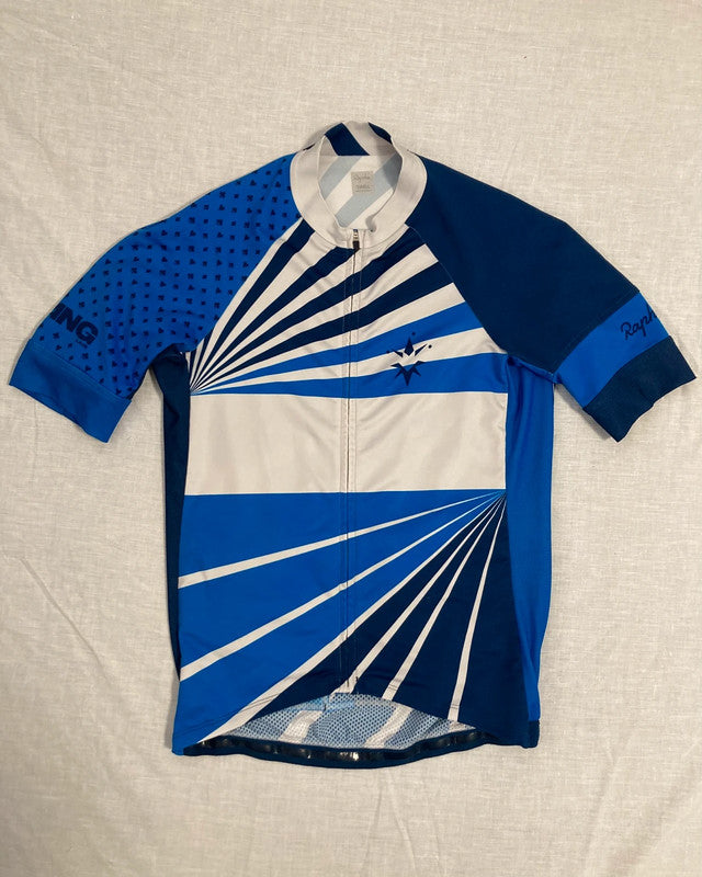 Pre-owned Rapha Trade Team “Les Anglais” Men's Jersey - S - Blue  in Excellent condition