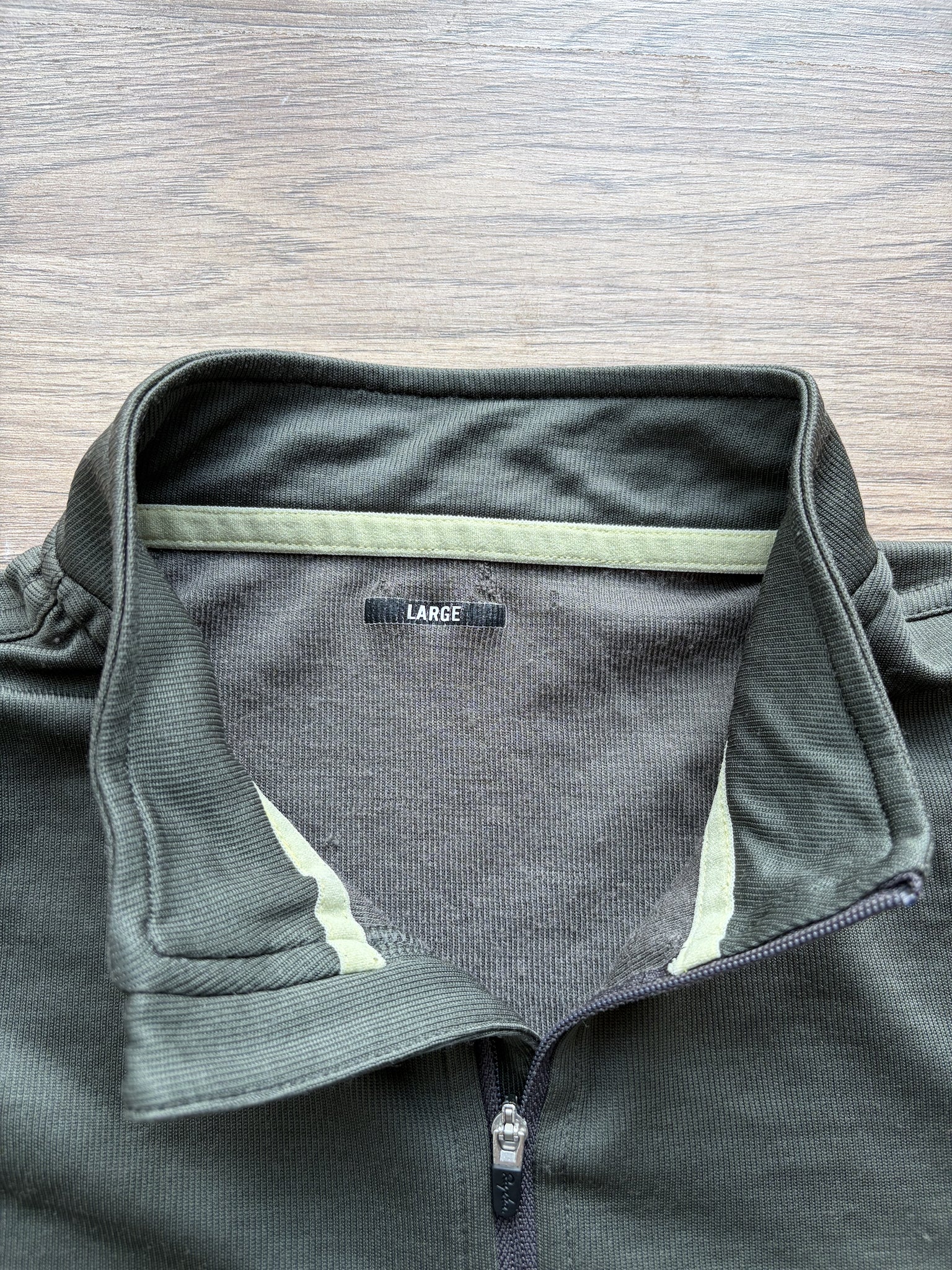 Pre-owned Rapha Club “Rik II” Men’s Jersey - L - Green/Off-White  in Good condition