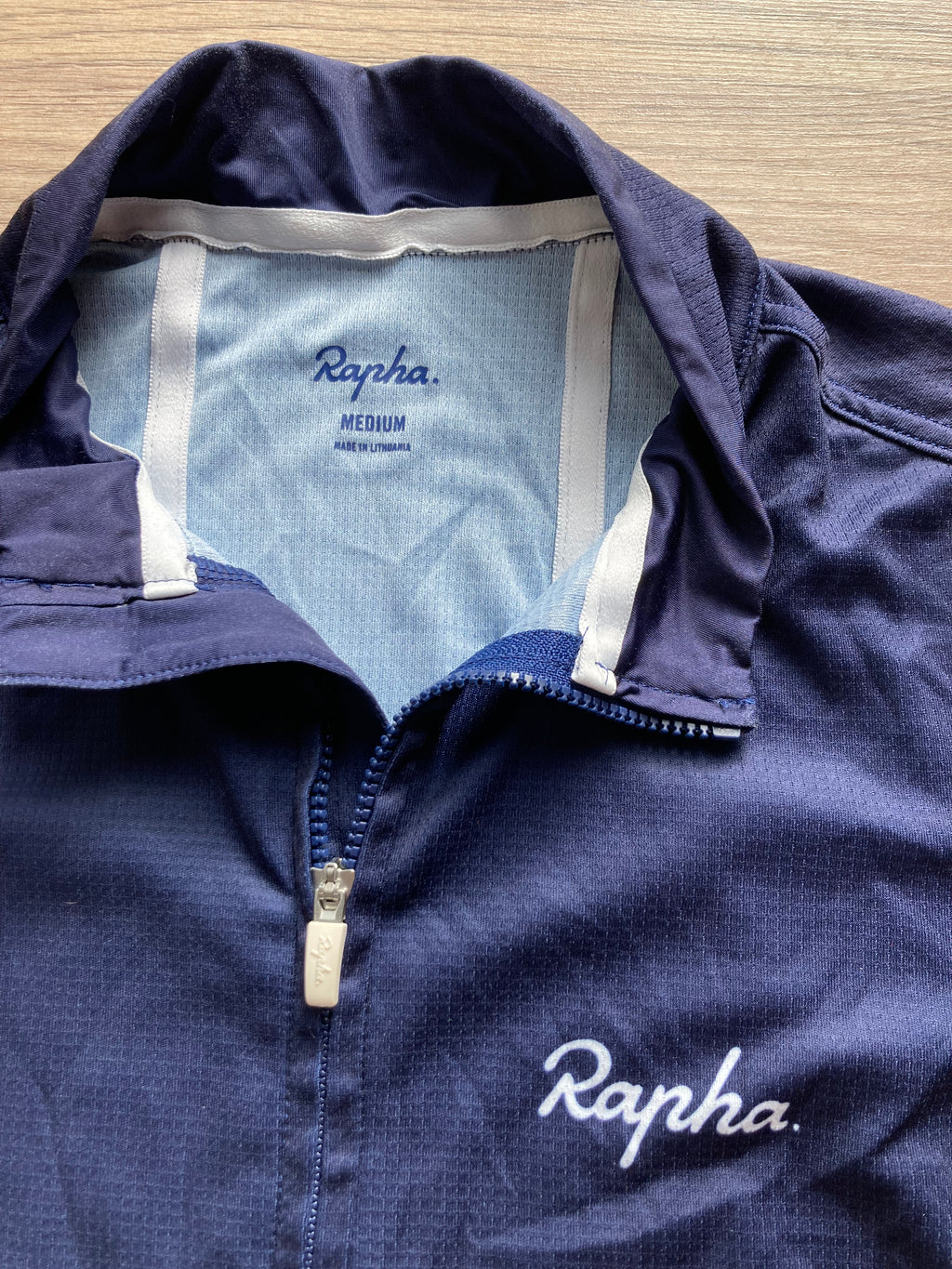 Pre-owned Rapha Super Lightweight Men's Jersey - M - Navy Blue Fade  in Excellent condition