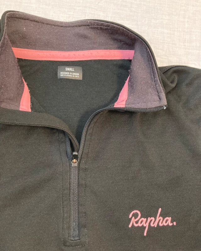 Pre-owned Rapha Club Jersey “Il Leone” – Men’s S – Black/Grey  in Very Good condition