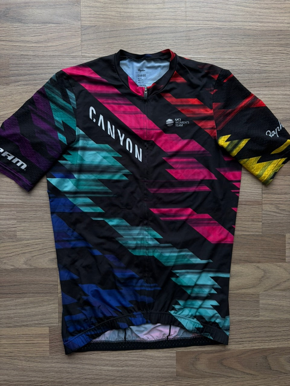 Pre-owned Rapha x Canyon SRAM UCI Team Women’s Aero Jersey - L  in Very Good condition