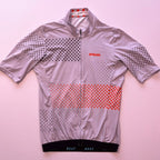 MAAP x Strava Pro Fit Jersey - Small - Grey / Orange Polka Dot - Excellent Used Condition - Pedalling Wears