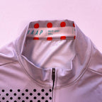 MAAP x Strava Pro Fit Jersey - Small - Grey / Orange Polka Dot - Excellent Used Condition - Pedalling Wears