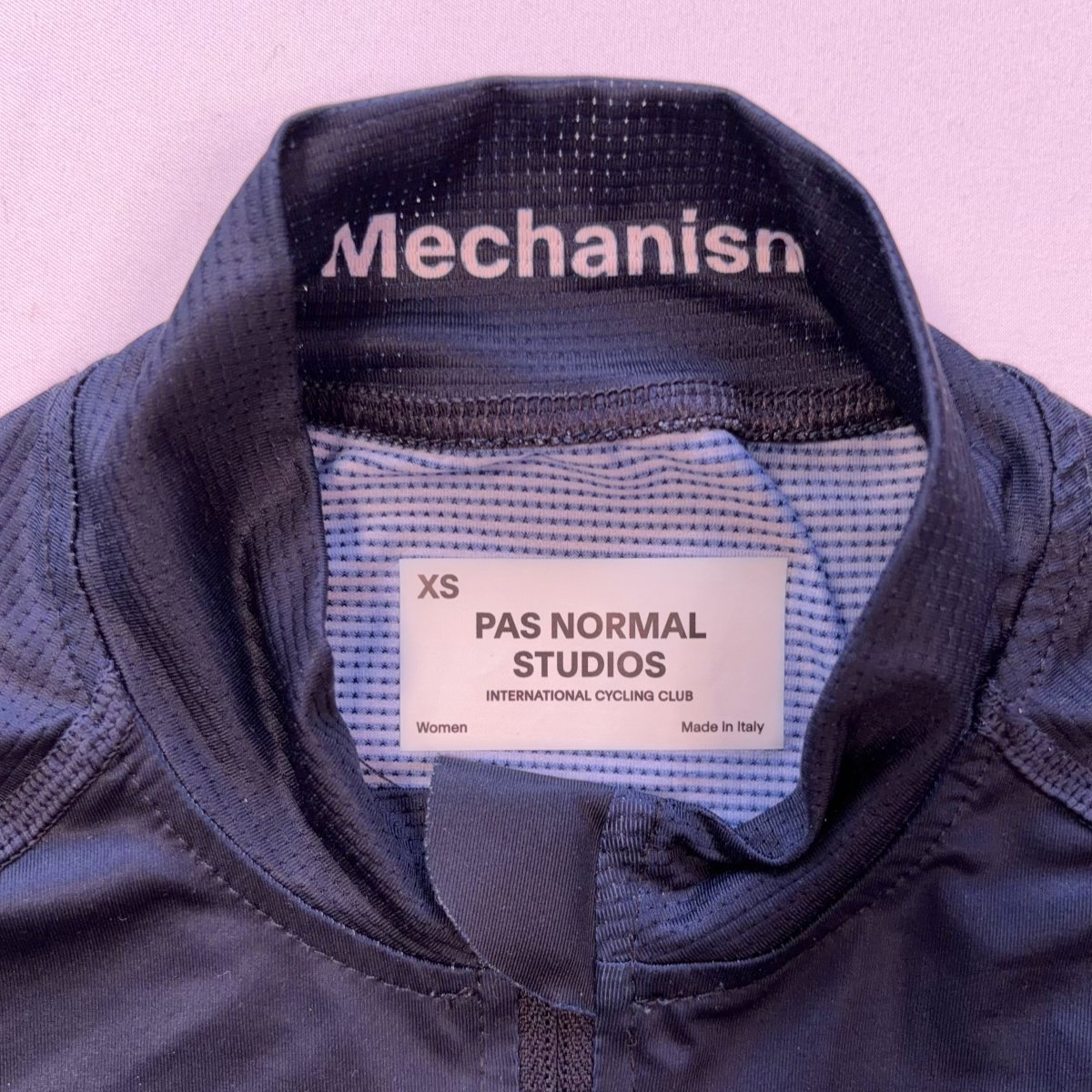 Pas Normal Studios Mechanism Women's Jersey - XS - Navy Blue - Excellent Condition - Pedalling Wears