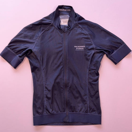 Pas Normal Studios Mechanism Women's Jersey - XS - Navy Blue - Excellent Condition - Pedalling Wears