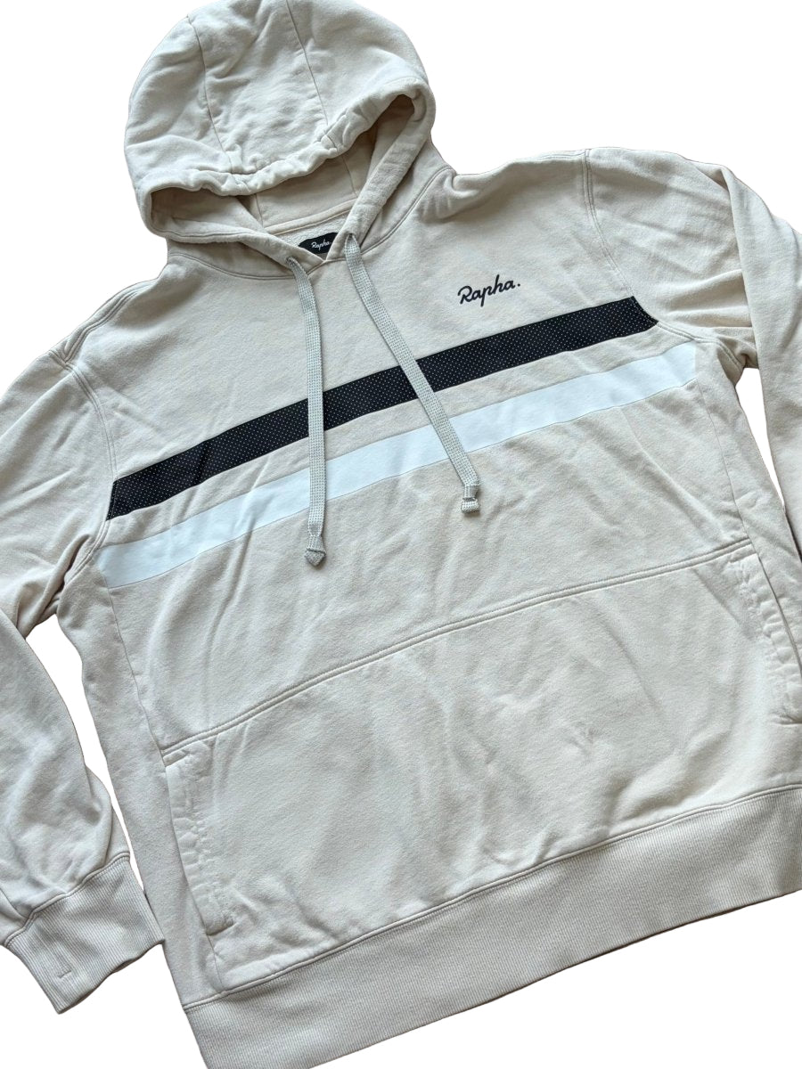 Rapha Brevet Men's Hoodie - XXL - Beige - Very Good Condition - Pedalling Wears