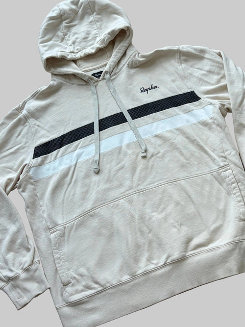 Rapha Brevet Men's Hoodie - XXL - Beige - Very Good Condition - Pedalling Wears