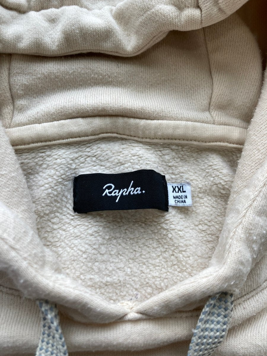 Rapha Brevet Men's Hoodie - XXL - Beige - Very Good Condition - Pedalling Wears