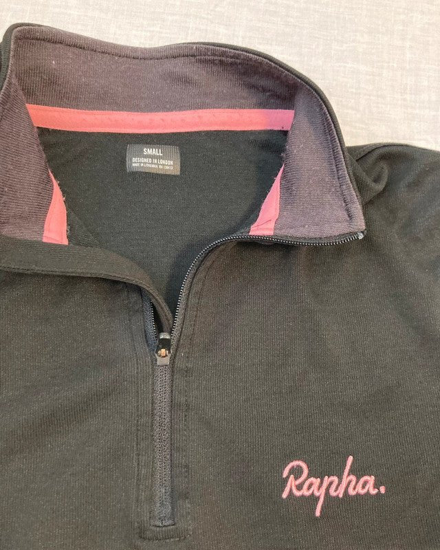 Rapha Club Jersey “Il Leone” – Men’s S – Black/Grey – Very Good Condition - Pedalling Wears