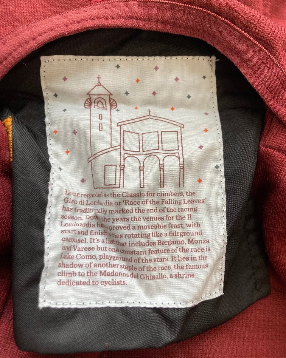 Rapha Club “Race Of The Falling Leaves” Men’s Jersey - L - Burgundy - Excellent Condition - Pedalling Wears