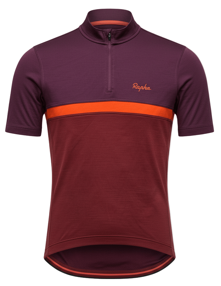 Rapha Club “Race Of The Falling Leaves” Men’s Jersey - L - Burgundy - Excellent Condition - Pedalling Wears