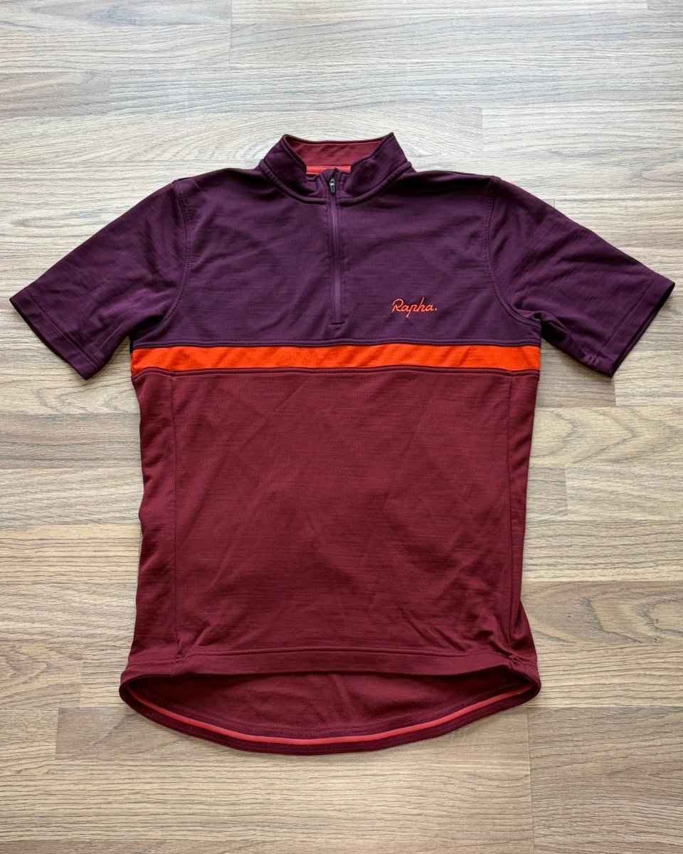 Rapha Club “Race Of The Falling Leaves” Men’s Jersey - L - Burgundy - Excellent Condition - Pedalling Wears