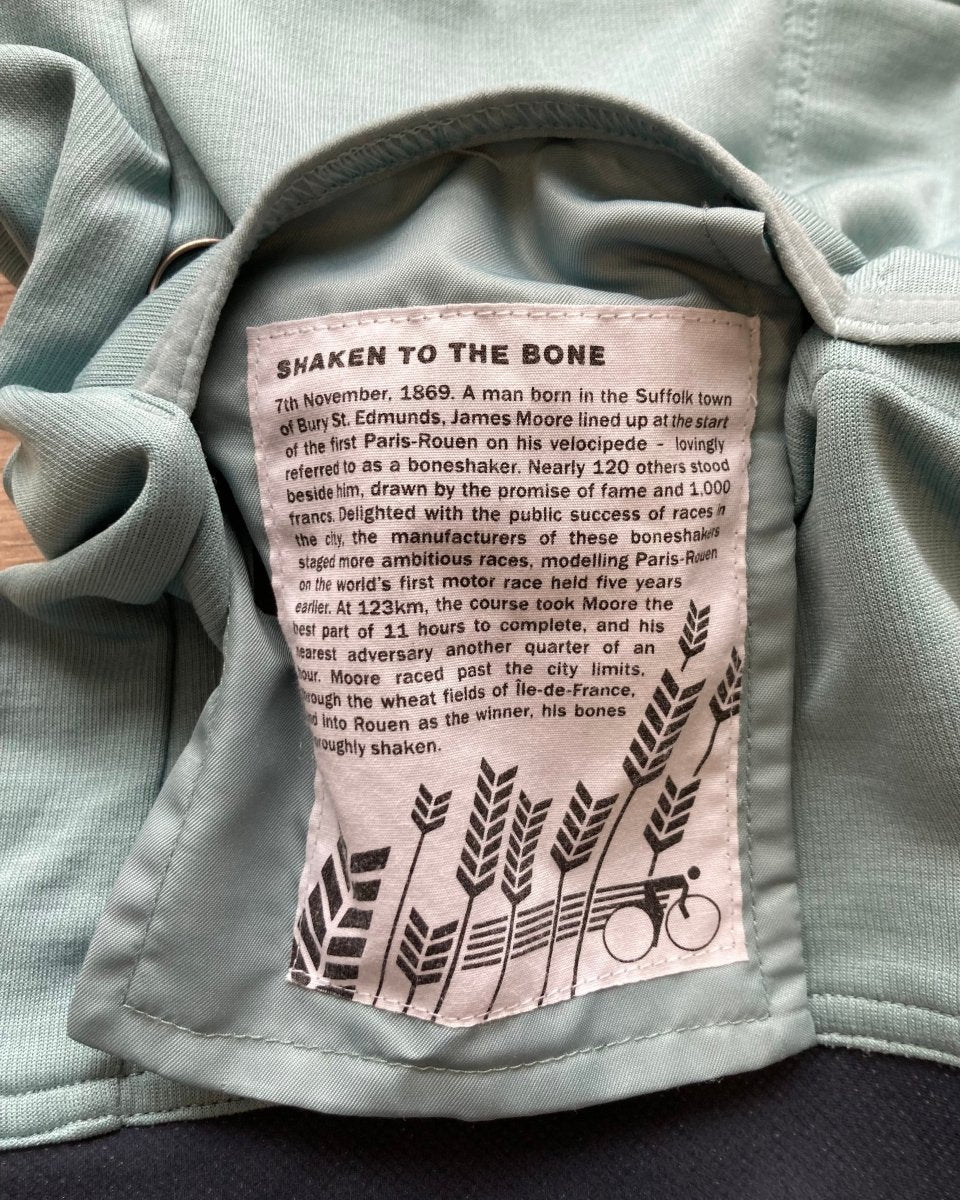 Rapha Club “Shaken To The Bone” Men’s L/S Jersey - S - Grey/Blue - Very Good Condition - Pedalling Wears