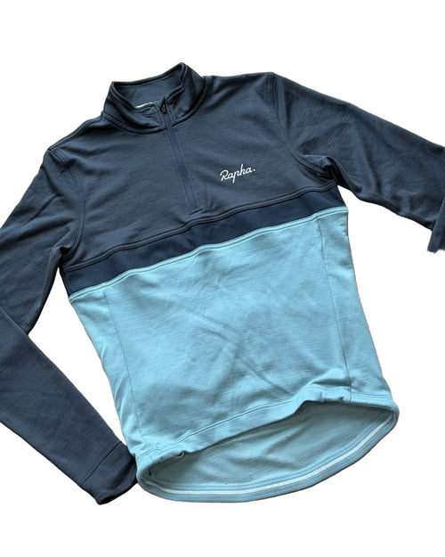 Rapha Club “Shaken To The Bone” Men’s L/S Jersey - S - Grey/Blue - Very Good Condition - Pedalling Wears