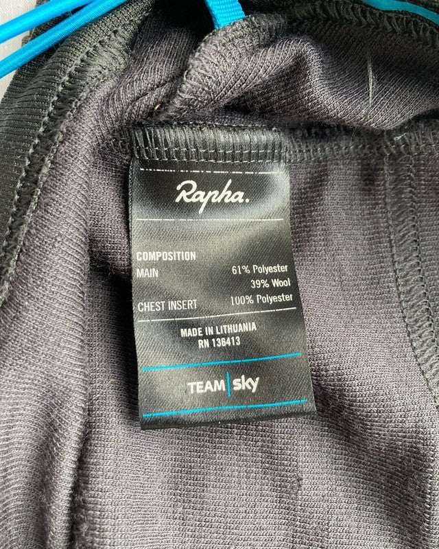 Rapha Club “Team Sky” Men’s Jersey - M - Black - Excellent Condition - Pedalling Wears