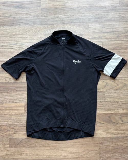 Rapha Core Lightweight Men’s Jersey - M - Black - Very Good Condition - Pedalling Wears