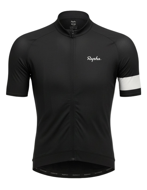 Rapha Core Lightweight Men’s Jersey - M - Black - Very Good Condition - Pedalling Wears