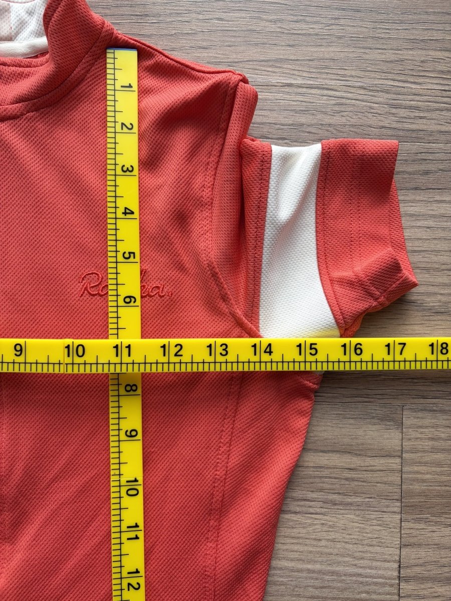 Rapha Core Lightweight Women’s Jersey - XS - Peach/Orange - Excellent Condition - Pedalling Wears