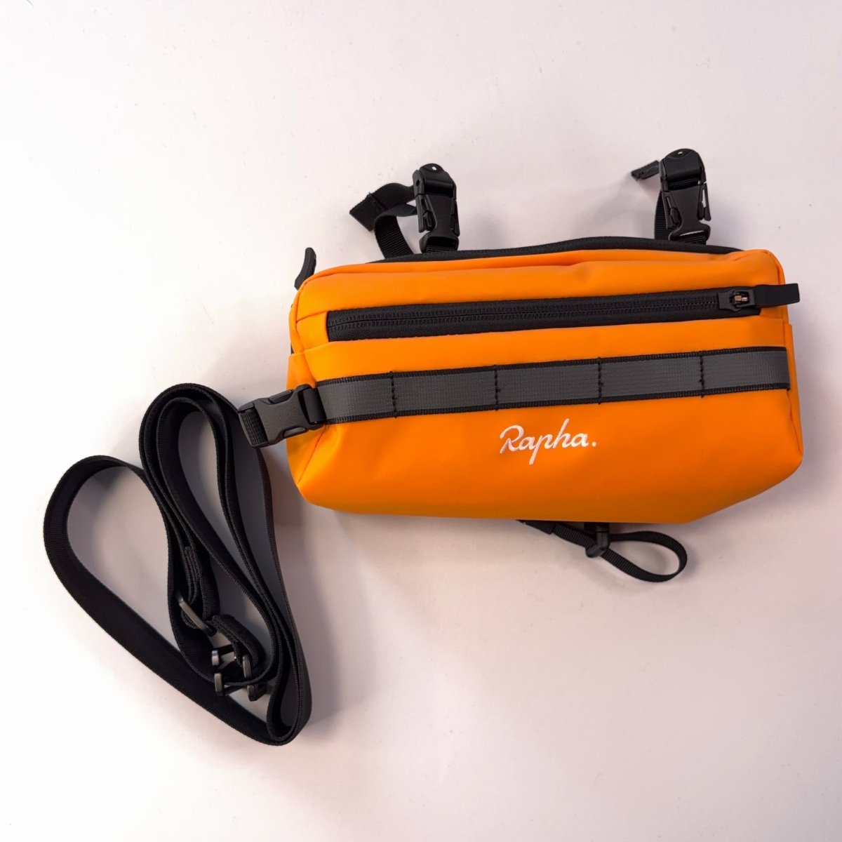 Rapha Explore Bar Bag - Orange - Excellent Used Condition - Pedalling Wears