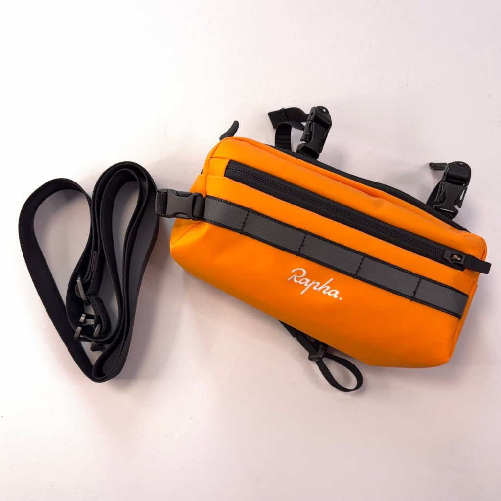 Rapha Explore Bar Bag - Orange - Excellent Used Condition - Pedalling Wears