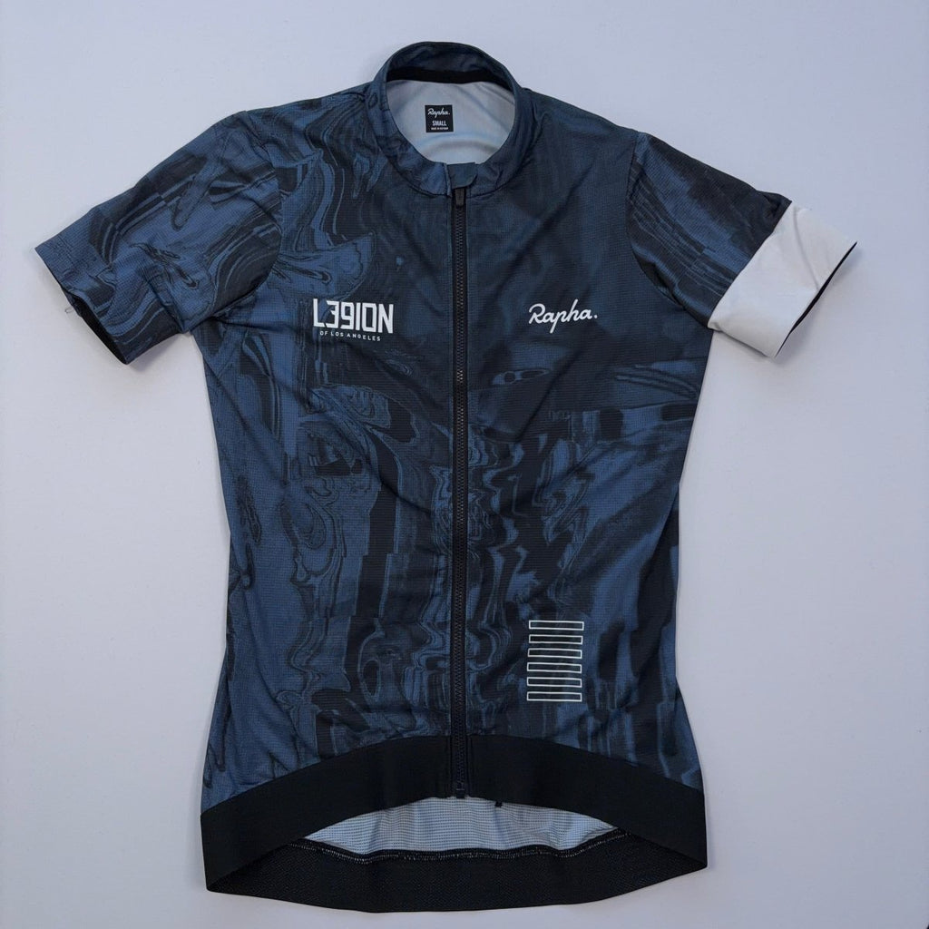 Rapha Legion Women’s Pro Team Training Jersey - S - Blue / Black Print - Excellent Used Condition - Pedalling Wears