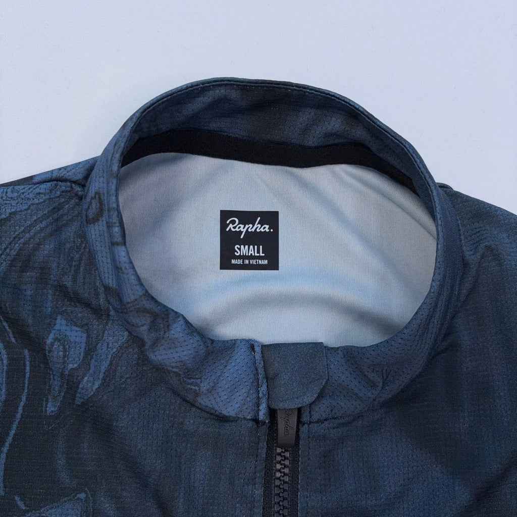 Rapha Legion Women’s Pro Team Training Jersey - S - Blue / Black Print - Excellent Used Condition - Pedalling Wears