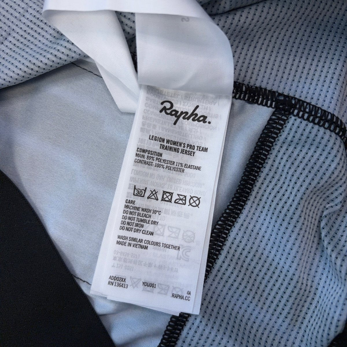 Rapha Legion Women’s Pro Team Training Jersey - S - Blue / Black Print - Excellent Used Condition - Pedalling Wears