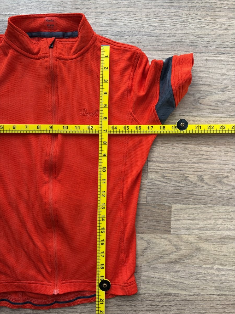 Rapha Lightweight Men’s Jersey - M - Orange - Very Good Condition - Pedalling Wears