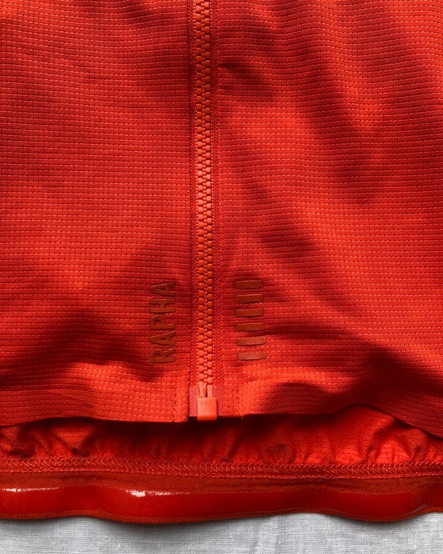 Rapha Lightweight Pro Team Men's Jersey - L - Orange - Excellent Condition - Pedalling Wears