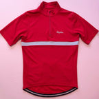 Rapha Men’s "7 Man Break" Merino Jersey – M – Red – Very Good Used Condition - Pedalling Wears