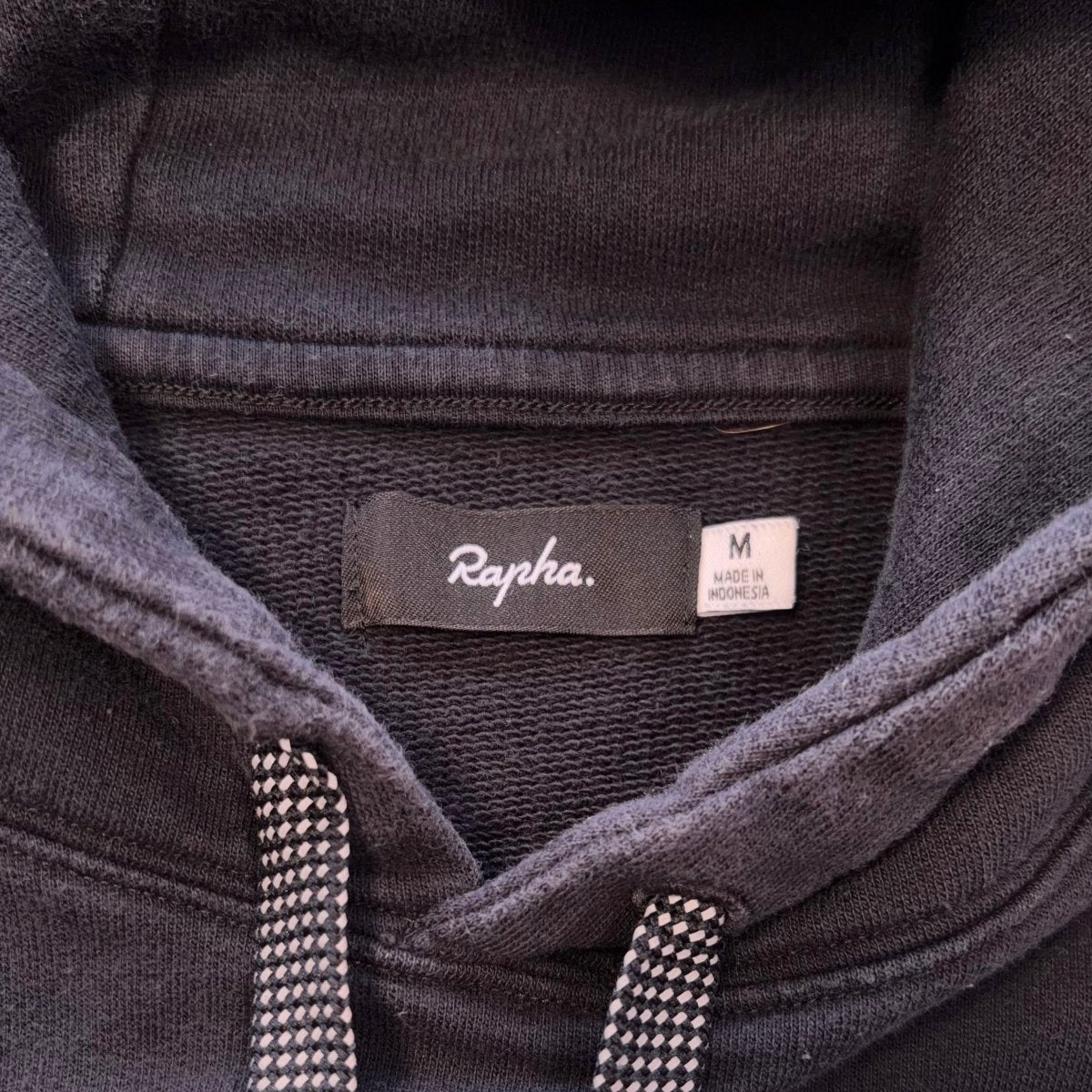 Rapha Men's Brevet Hoodie - M - Black - Very Good Used Condition - Pedalling Wears