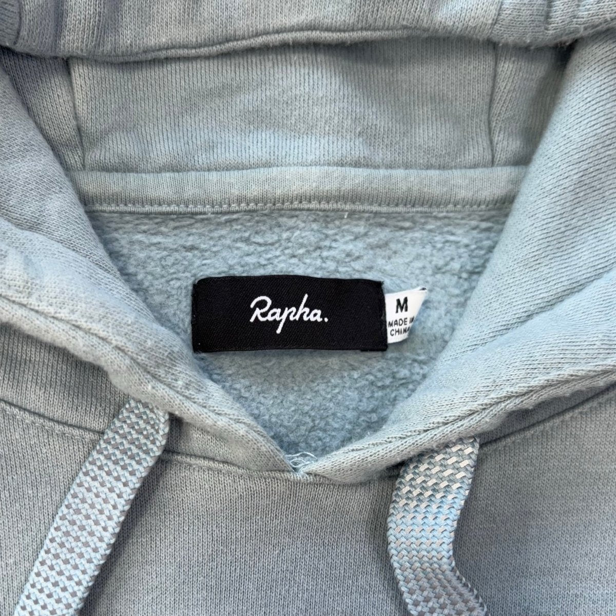 Rapha Men’s Brevet Hoodie - M - Light Blue - Very Good Used Condition - Pedalling Wears