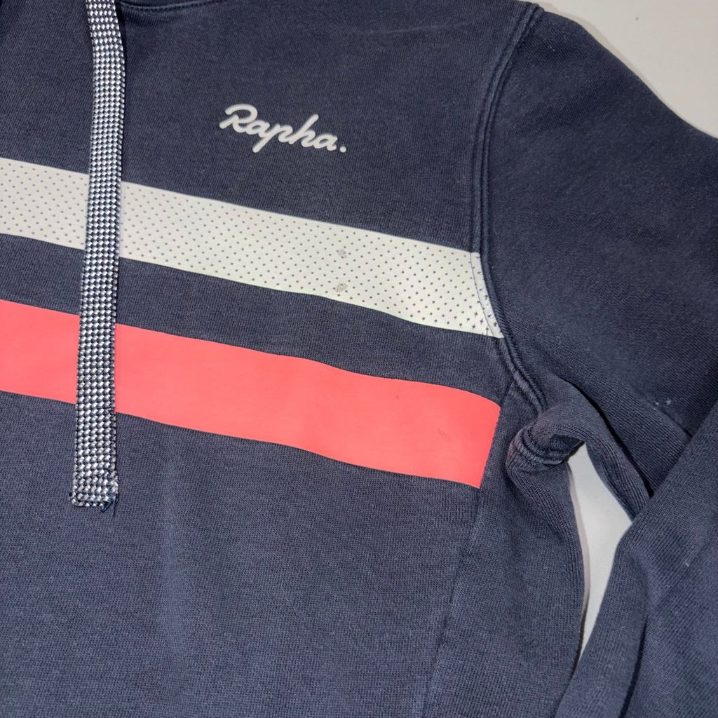 Rapha Men's Brevet Hoodie - S - Navy - Good Used Condition - Pedalling Wears