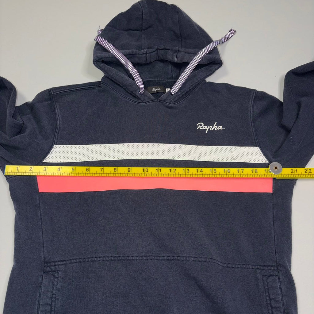 Rapha Men's Brevet Hoodie - S - Navy - Good Used Condition - Pedalling Wears
