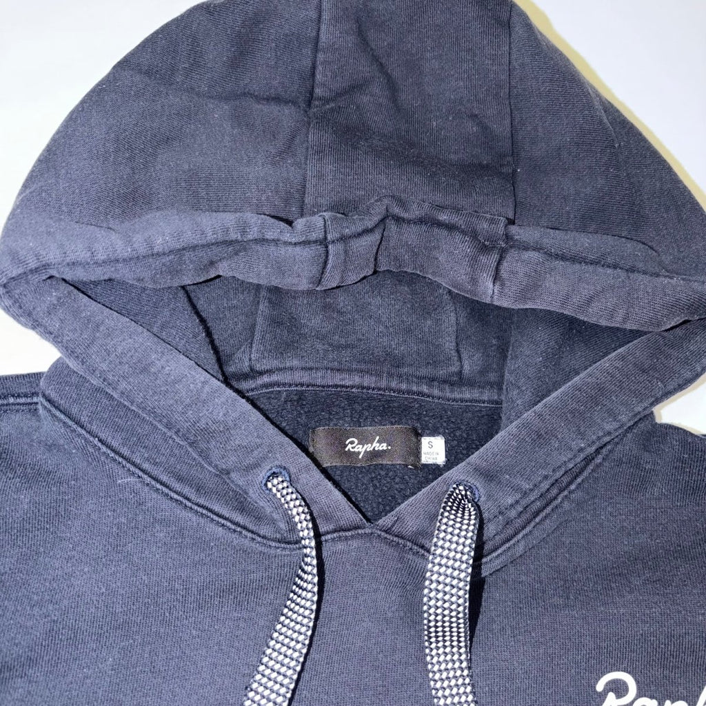 Rapha Men's Brevet Hoodie - S - Navy - Good Used Condition - Pedalling Wears