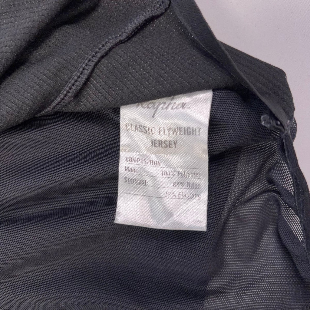 Rapha Men’s Classic Flyweight Jersey - M - Black - Excellent Used Condition - Pedalling Wears