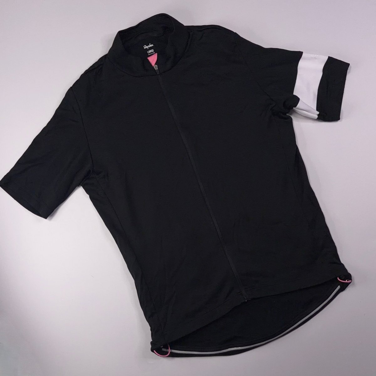 Rapha Men’s Classic Jersey - L - Black - Very Good Used Condition - Pedalling Wears