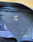 Rapha Men's Club Check Jersey - L - Navy - Very Good Condition - Pedalling Wears