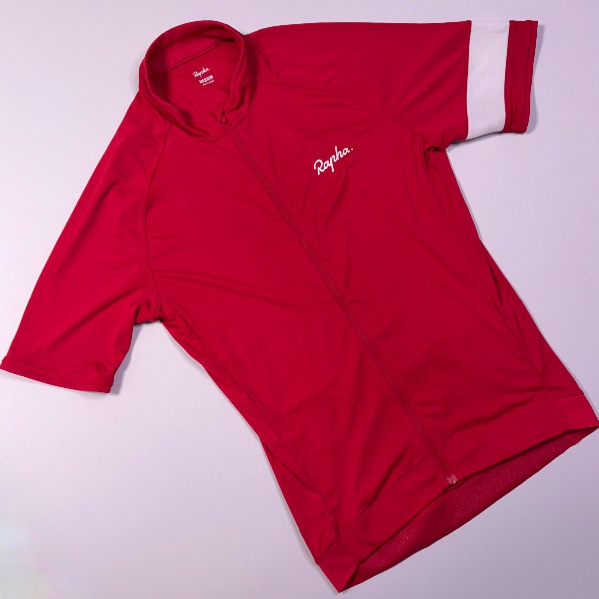 Rapha Men's Core Jersey - M - Red - Excellent Used Condition - Pedalling Wears