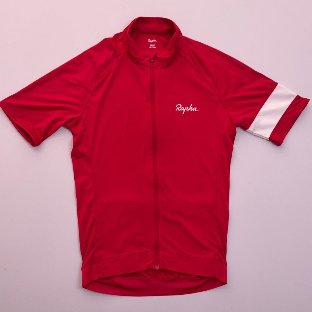 Rapha Men's Core Jersey - S - Red - Excellent Used Condition - Pedalling Wears