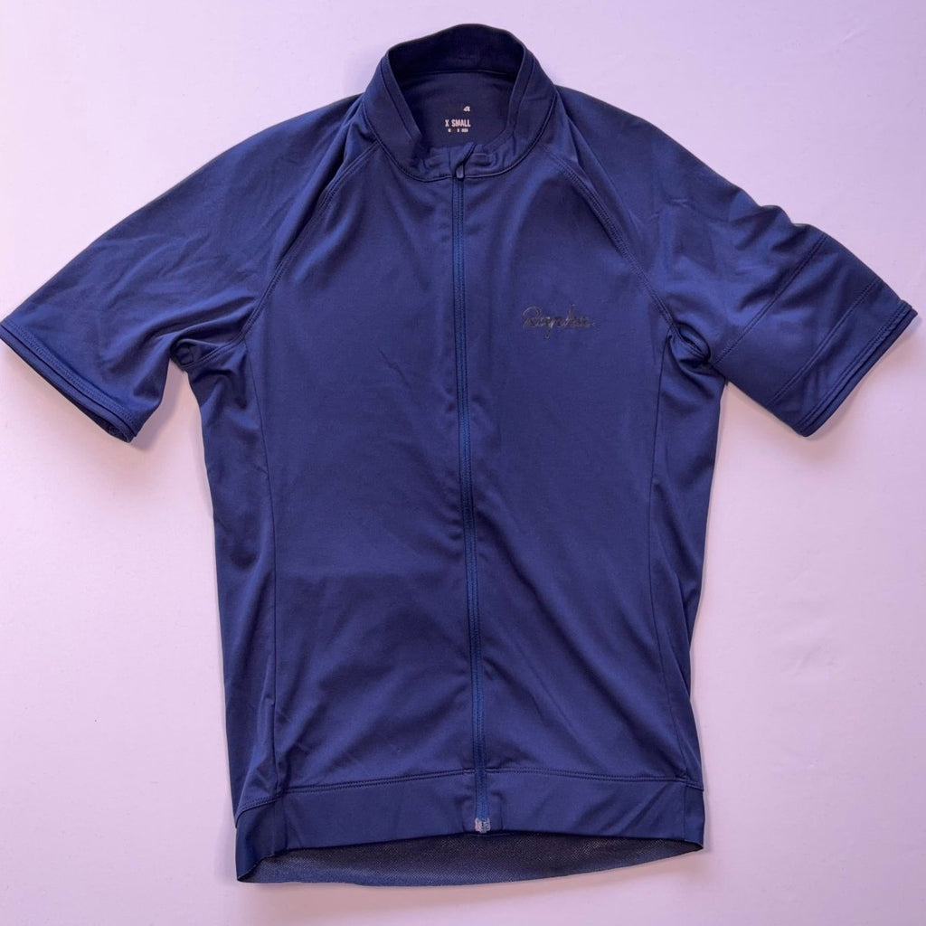 Rapha Men’s Core Jersey - XS - Navy Blue - Very Good Used Condition - Pedalling Wears